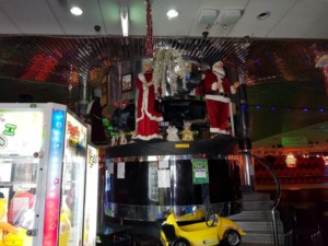 Christmas DJ booth roller skating p erth