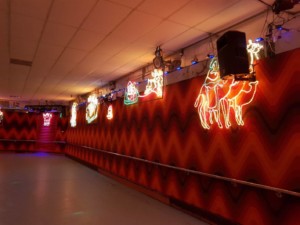 rolloways rollerskating rink xmas