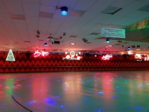 rolloways skating rink christmas