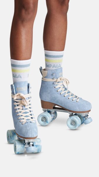 Impala Samira Suede Roller skate - Dusty Blue